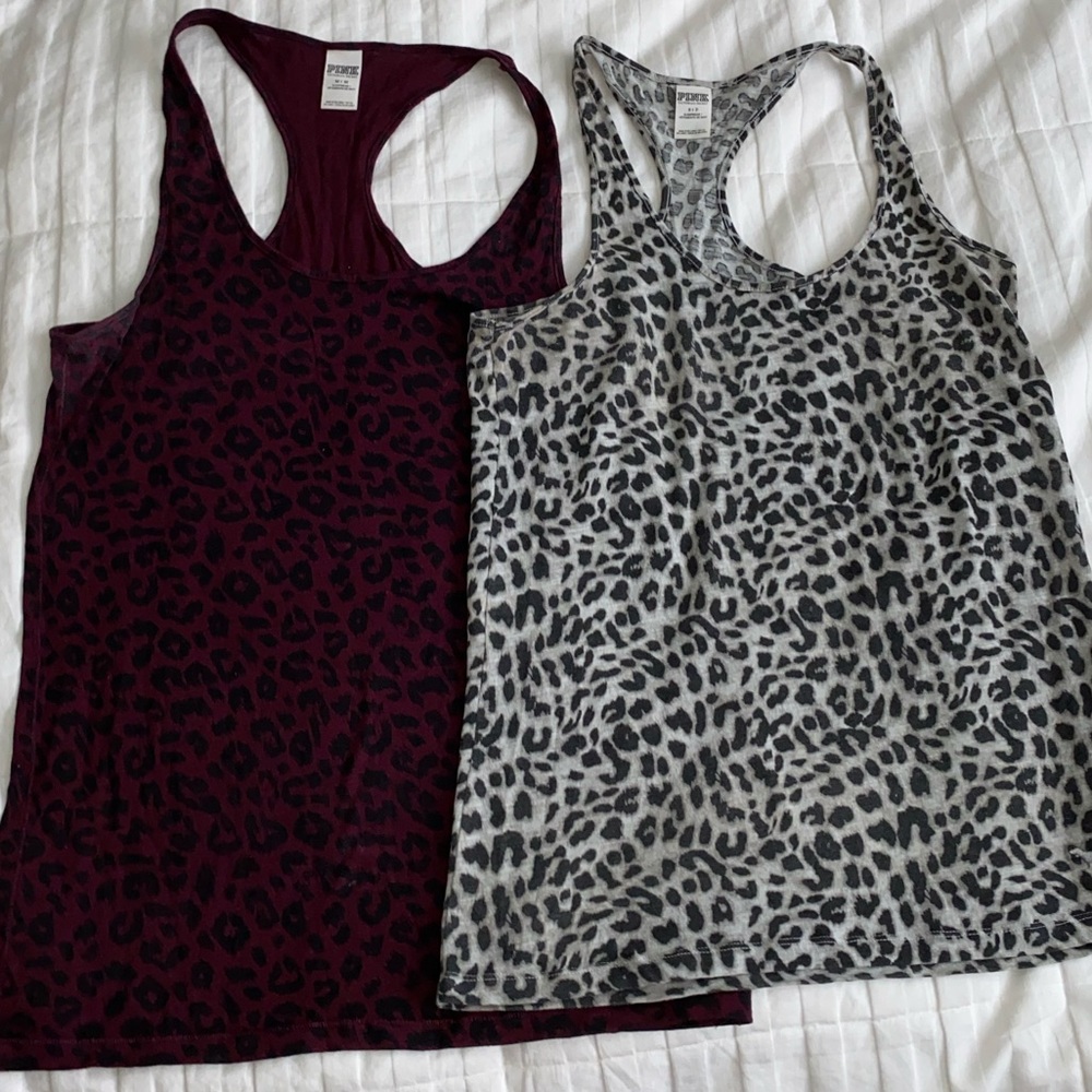 2, VS PINK tank tops
